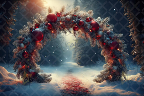 Christmas arch garland 15