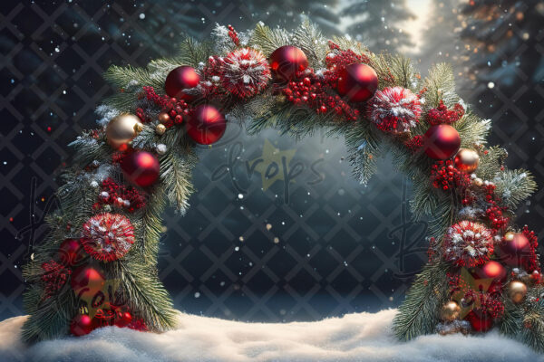 Christmas arch garland 17