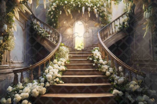 stairs and flowers-16