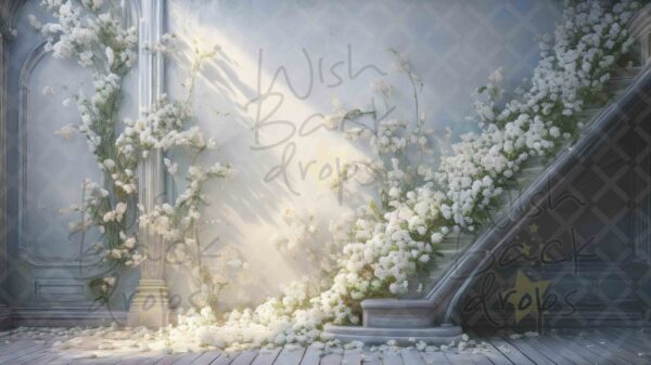 stairs and flowers-2