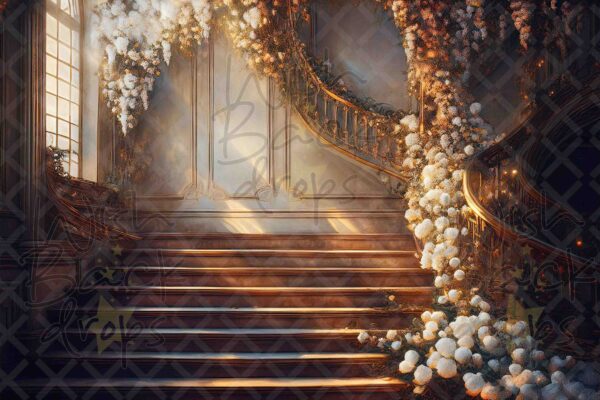 stairs and flowers-21