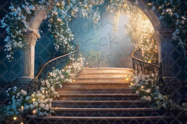 stairs and flowers-22