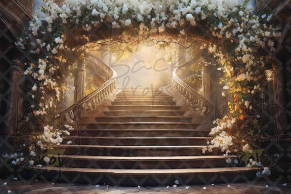 stairs and flowers-23