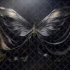 Black Satin Wings Digital Backdrops, set of 15 Backgrounds for Photographers