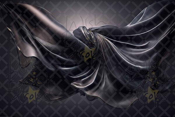 Black Satin Wings Digital Backdrops, set of 15 Backgrounds for Photographers