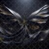 Black Satin Wings Digital Backdrops, set of 15 Backgrounds for Photographers