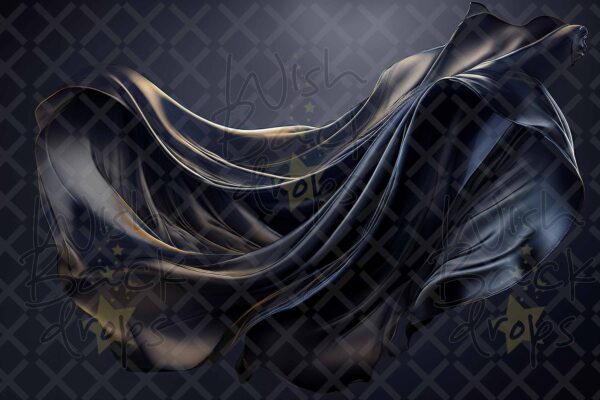 Black Satin Wings Digital Backdrops, set of 15 Backgrounds for Photographers