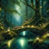 Magic Elfic Forest, Whimsical Atmosphere, 10 Digital Backdrops for Photography