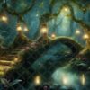 Magic Elfic Forest, Whimsical Atmosphere, 10 Digital Backdrops for Photography