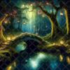 Magic Elfic Forest, Whimsical Atmosphere, 10 Digital Backdrops for Photography