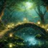 Magic Elfic Forest, Whimsical Atmosphere, 10 Digital Backdrops for Photography