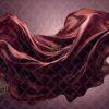 Set of 24 Digital Backdrops of a Red Satin Fabric Floating
