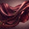 Set of 24 Digital Backdrops of a Red Satin Fabric Floating