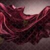 Set of 24 Digital Backdrops of a Red Satin Fabric Floating