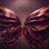 Set of 24 Digital Backdrops of a Red Satin Fabric Floating