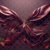 Set of 24 Digital Backdrops of a Red Satin Fabric Floating