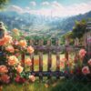 vintage-fence-roses-3