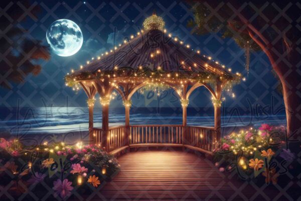wood-gazebo-at night-7